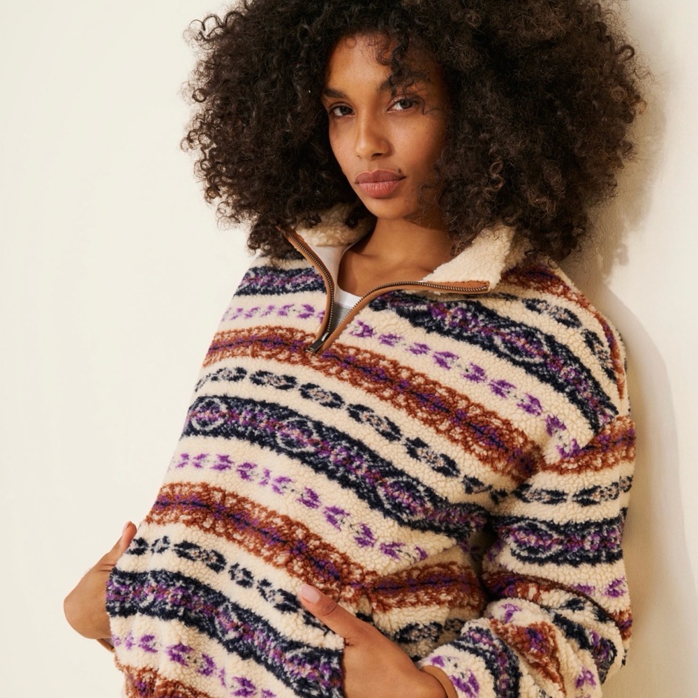 RD Style Jack Half Zip Sherpa